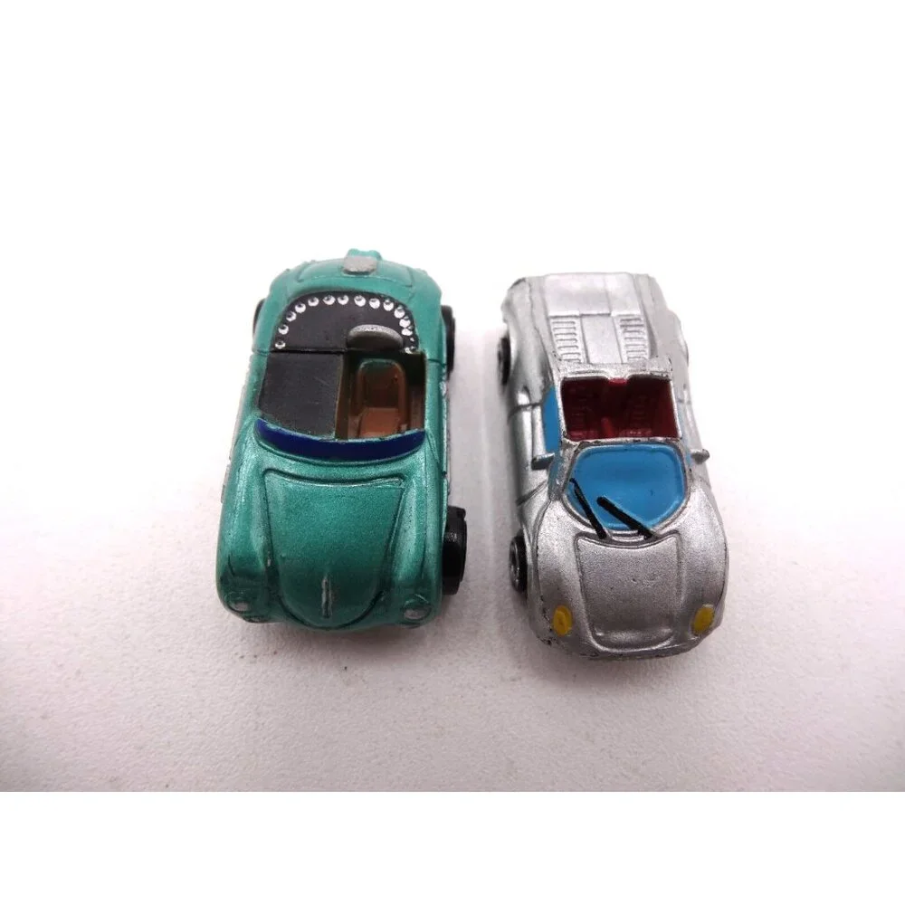 Micro Machines Ultrasmall Insiders Mini BLUE GREEN PORSCHE 356 Galoob Porsche 35
